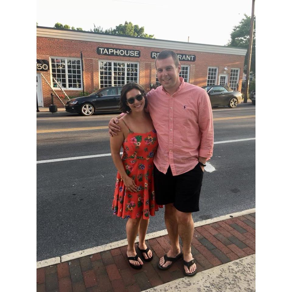 Lizzy said "yes" just moments earlier -- in front of the restaurant we first met at two years prior!