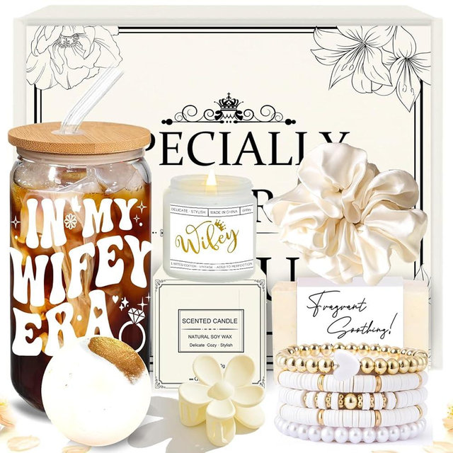 Bridal Shower Gifts , Engagement Gifts for Her, Bride Gifts Set- in My Wifey Era - Wedding, Bridal Shower, Bachelorette Gifts for Bride, Bride to be Gifts