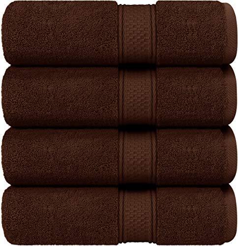 Utopia Towels Luxury Bath Towels, 27x54 Inch, 700 GSM Hotel Towels (Dark Brown)