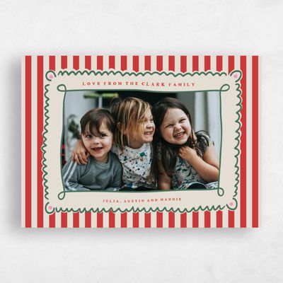 Red Holiday Card - Elara