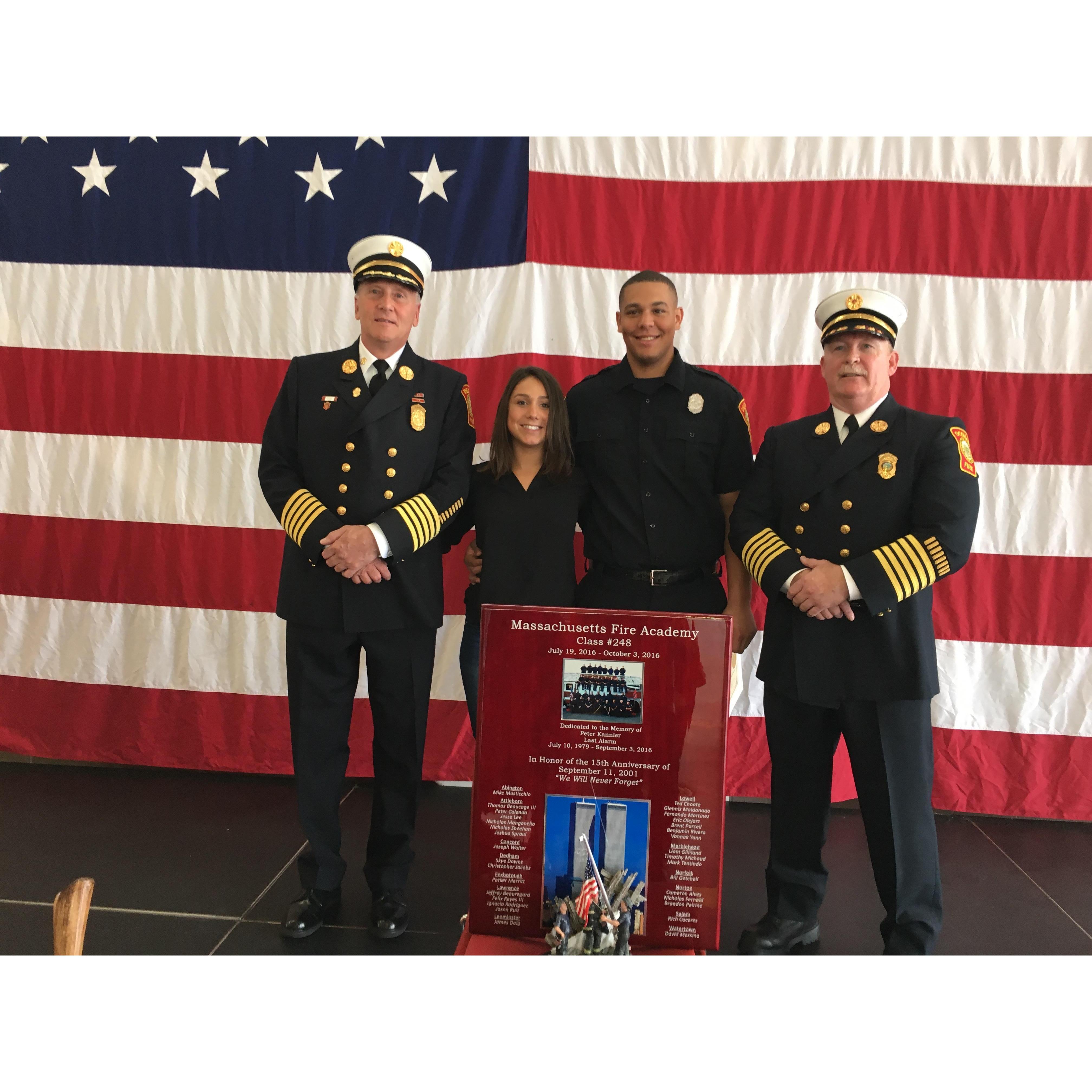 2016 Chris's Fire Fighter Academy Graduation!