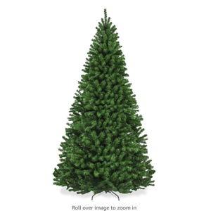 Best Choice Products Artificial Christmas Tree, 7.5ft Premium Unlit Realistic Spruce Holiday Décor w/Dense Branches, Easy Assembly, Metal Base