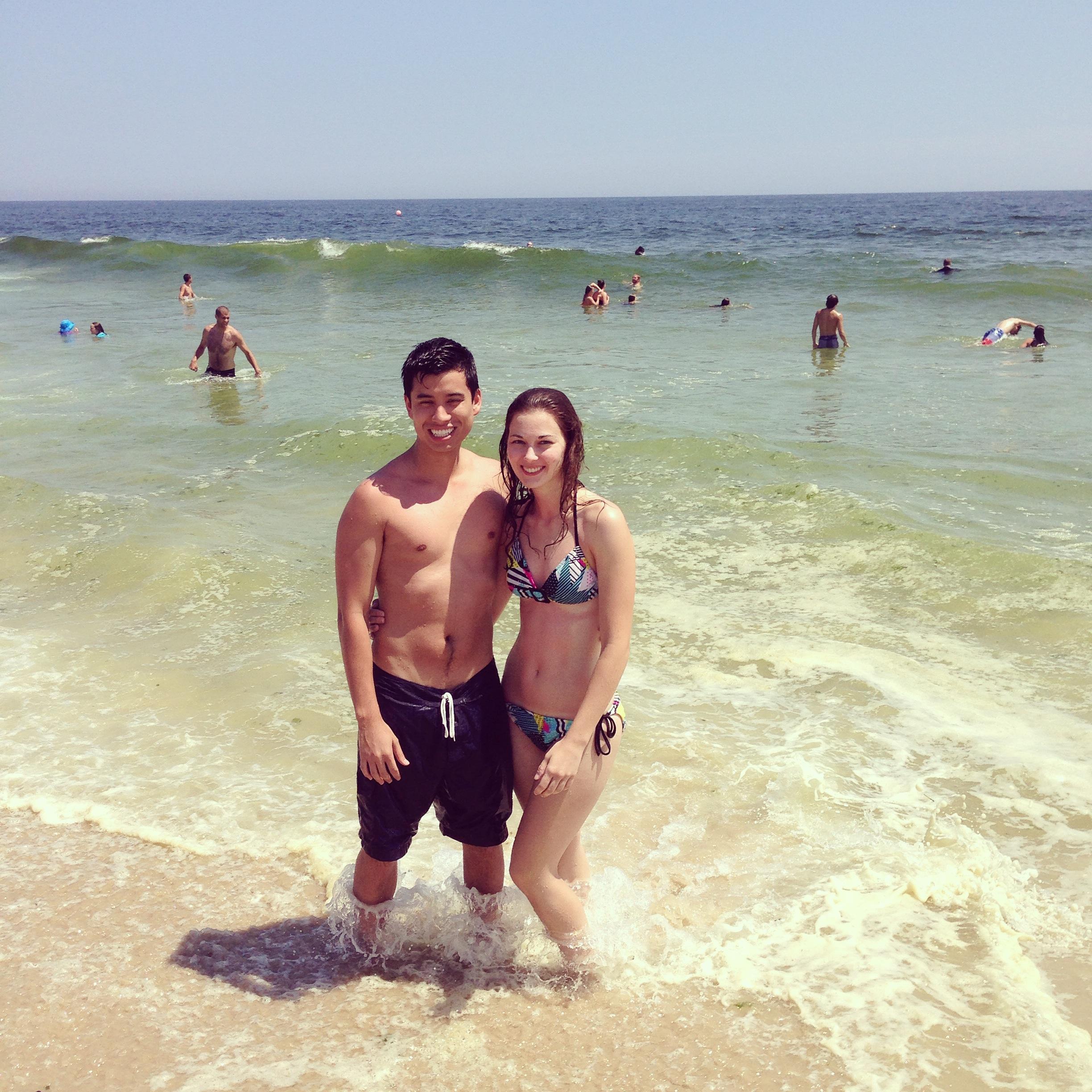 First trip to Jersey Shore with Nicole’s family!
