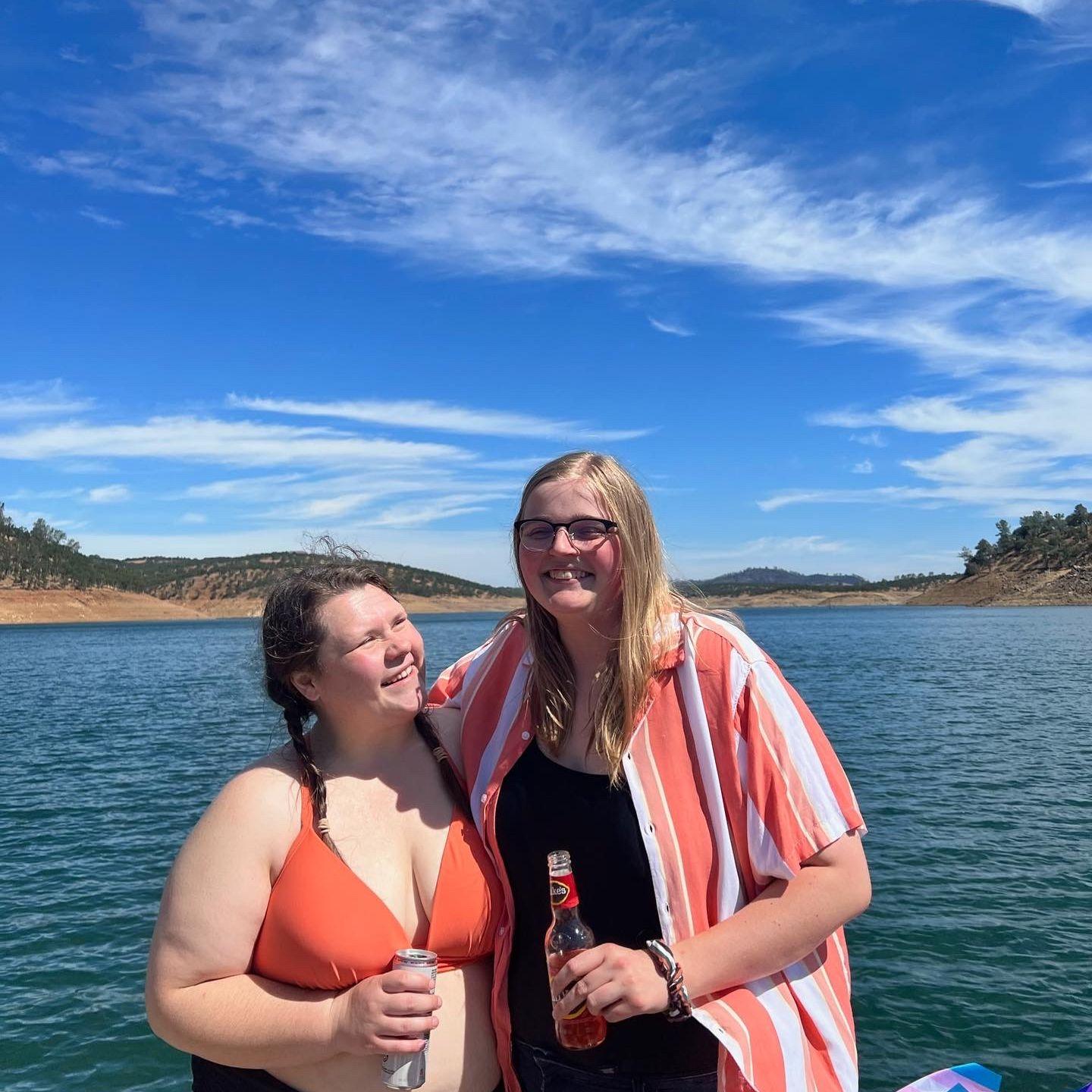 A favorite shared pastime for the couple and their friends is to rent a pontoon boat on Don Pedro Lake. This was the first of many water adventures to come!