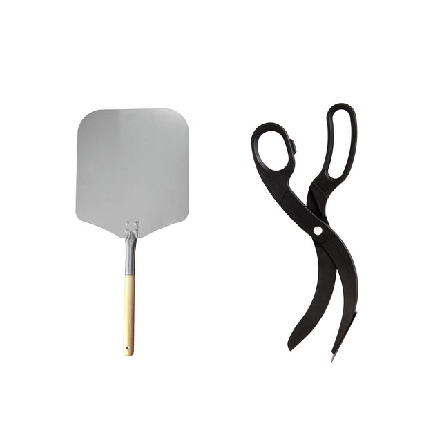 Fante's Pizza Chef's Scissors and Pizza Peel with Removable Handle, The Italian Market Original since 1906