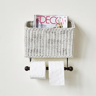 Bungalow Lane Wall Magazine & Toilet Paper Holder