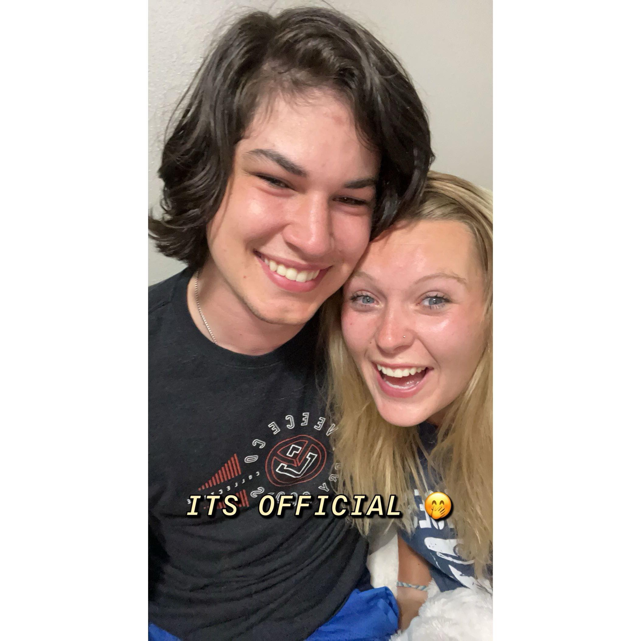 This was in July of 2022, when Evan FINALLY asked Alix to be his girlfriend. Of course, she said yes.