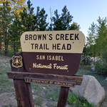 Brown's Creek Trail Head