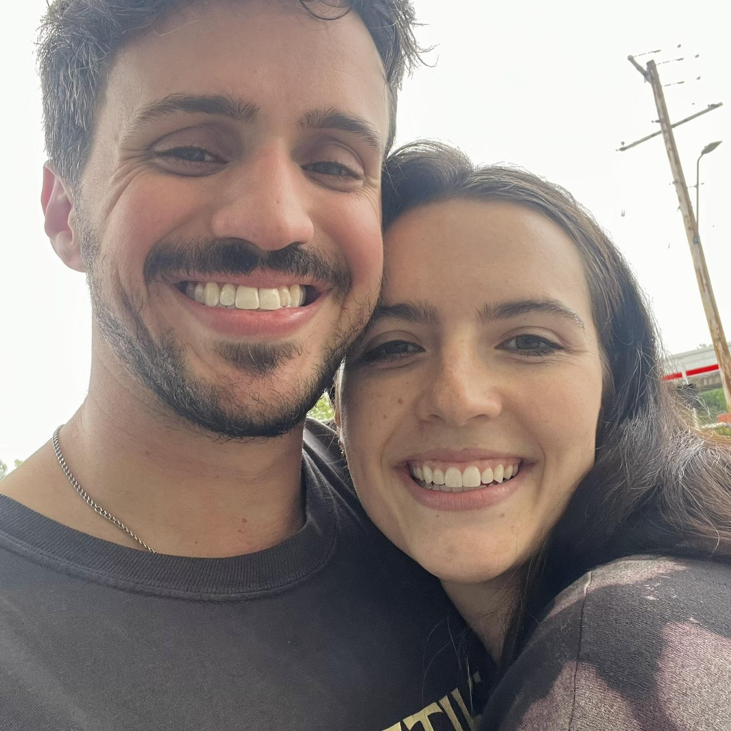 Visiting Andy’s after dancing in the rain