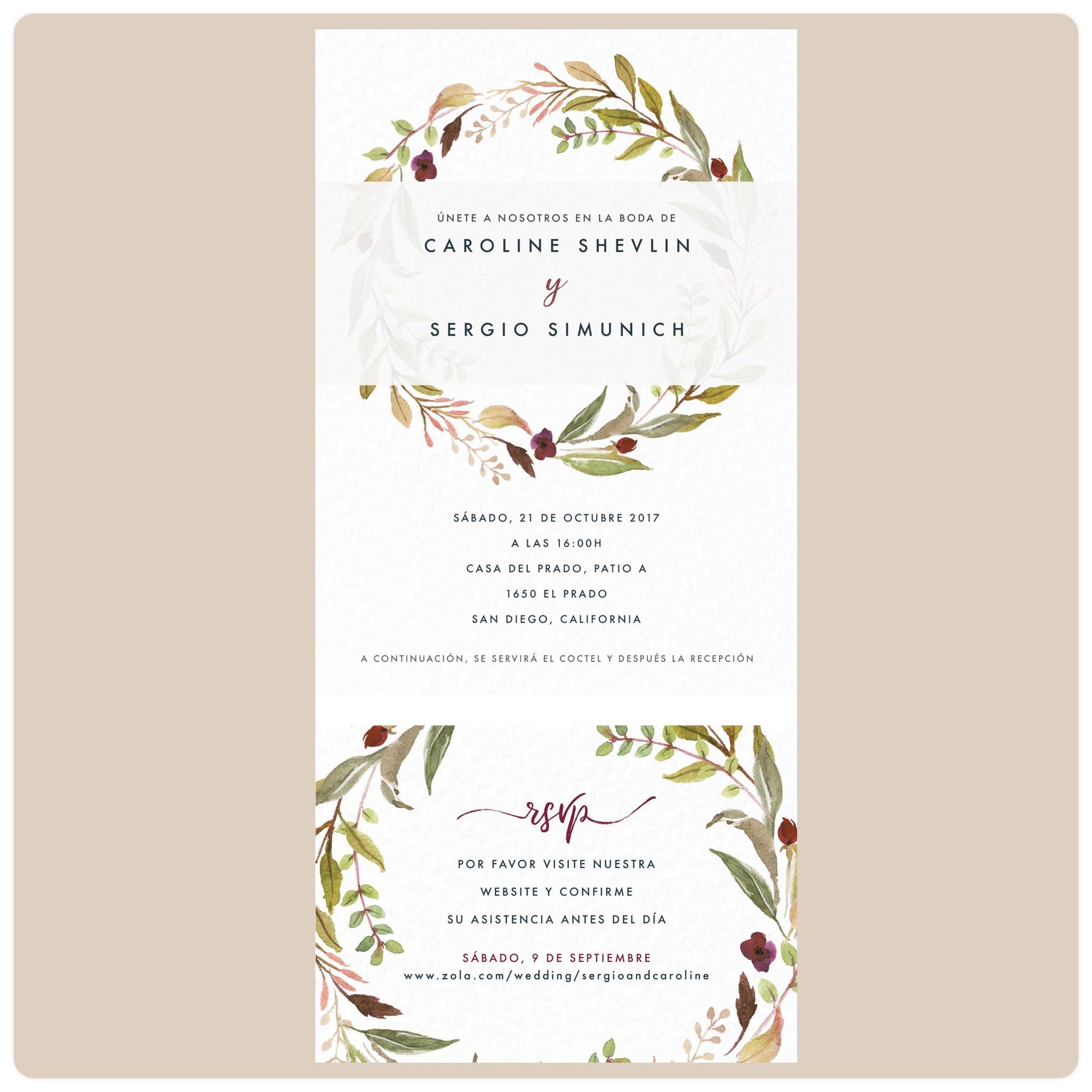 Invitación & RSVP