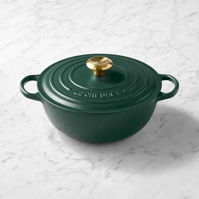 Le Creuset Signature Enameled Cast Iron Soup Pot, 4 1/2-Qt., Foret