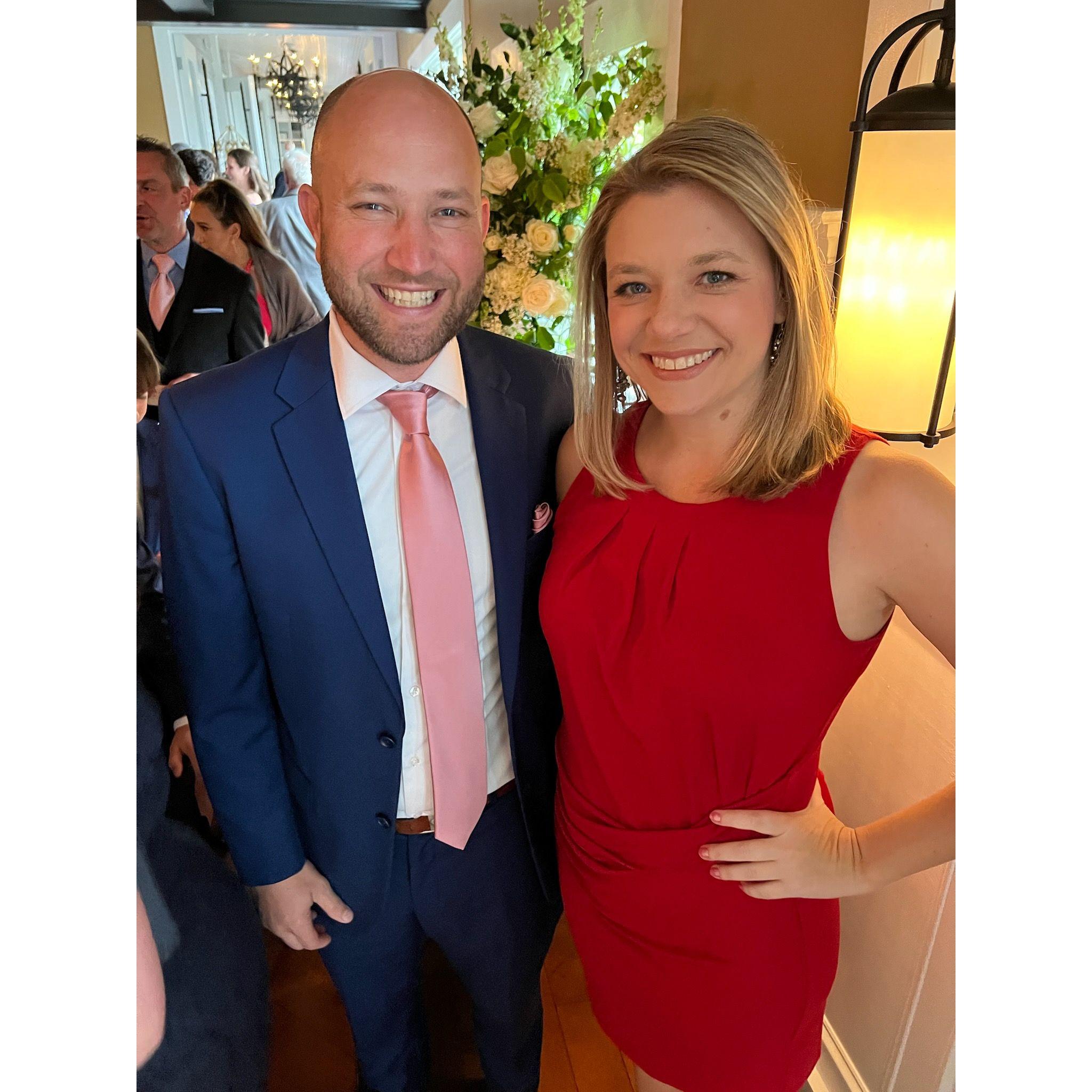 First wedding as a couple, celebrating Rachael and Jason