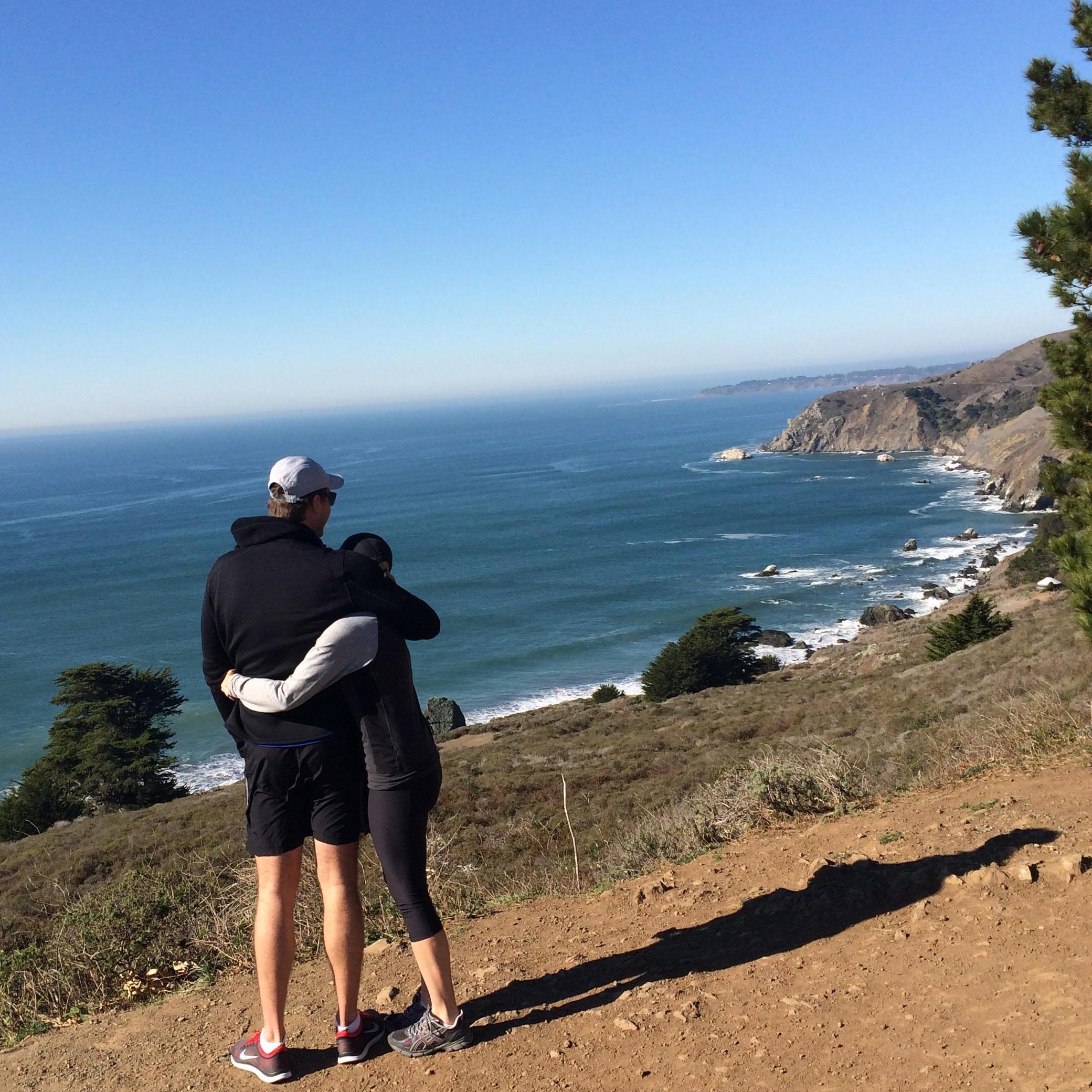 Stinson Beach before our favorite hike, the Dipsea Trail