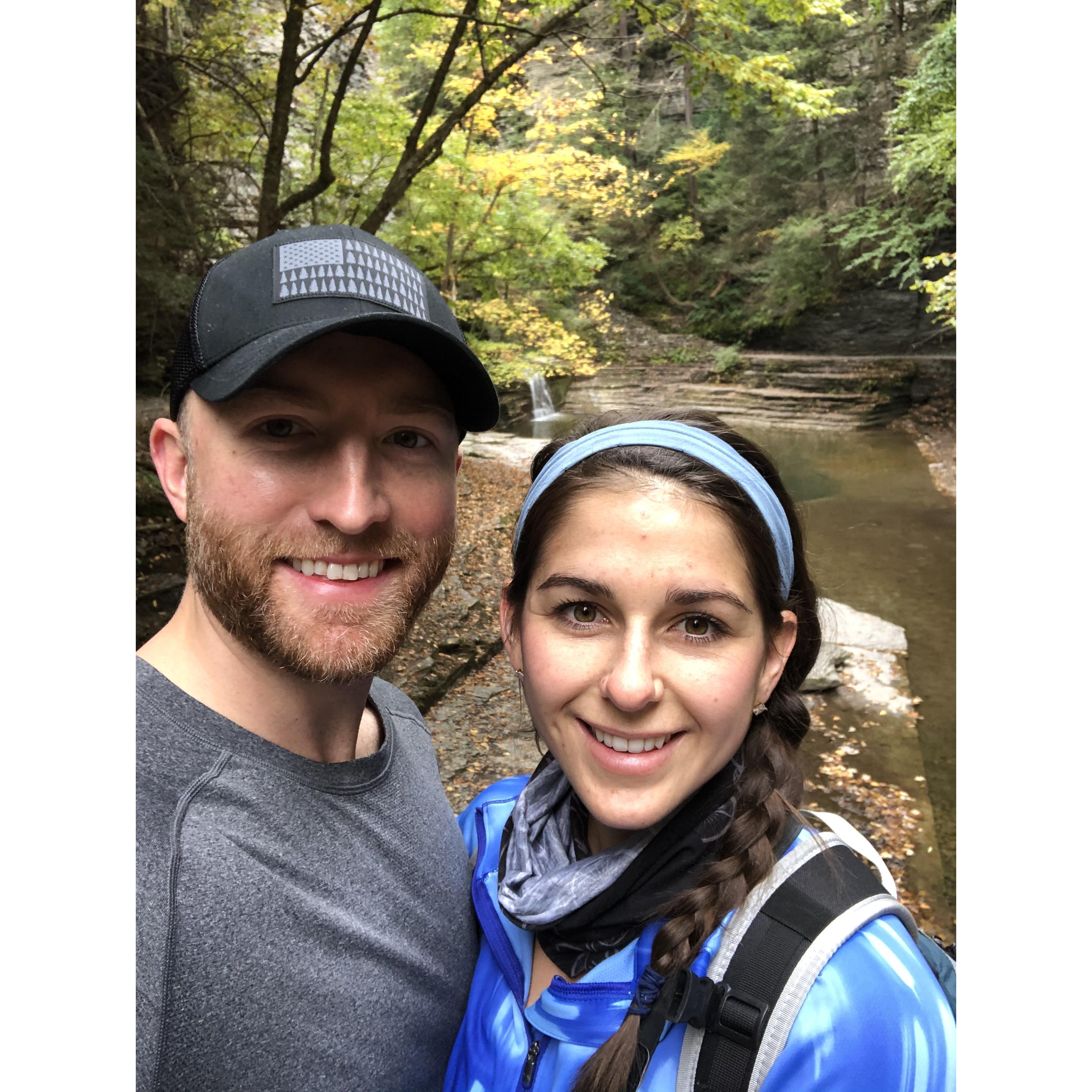 Loved hiking in Buttermilk Falls State Park, NY in October 2020!