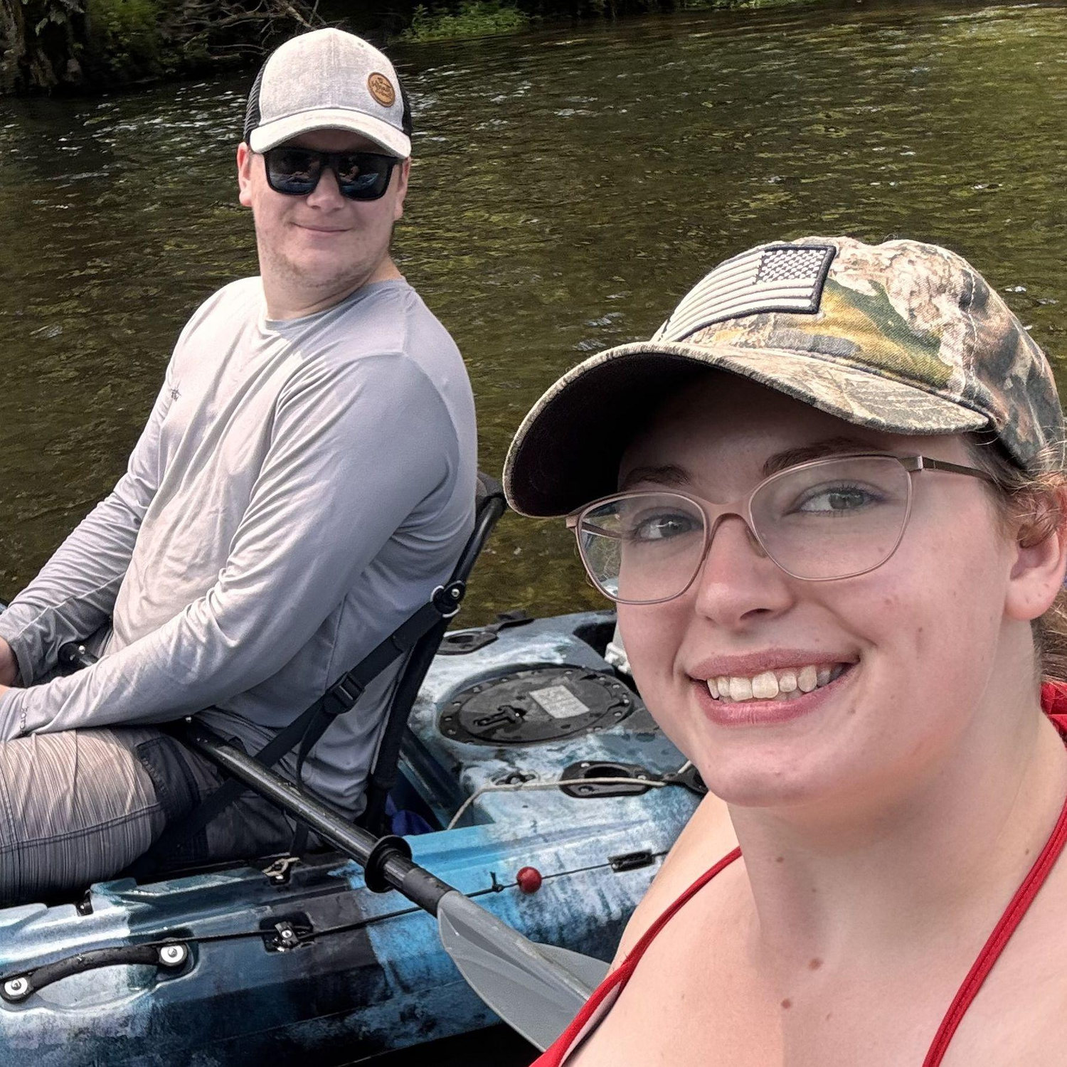 We love kyaking!