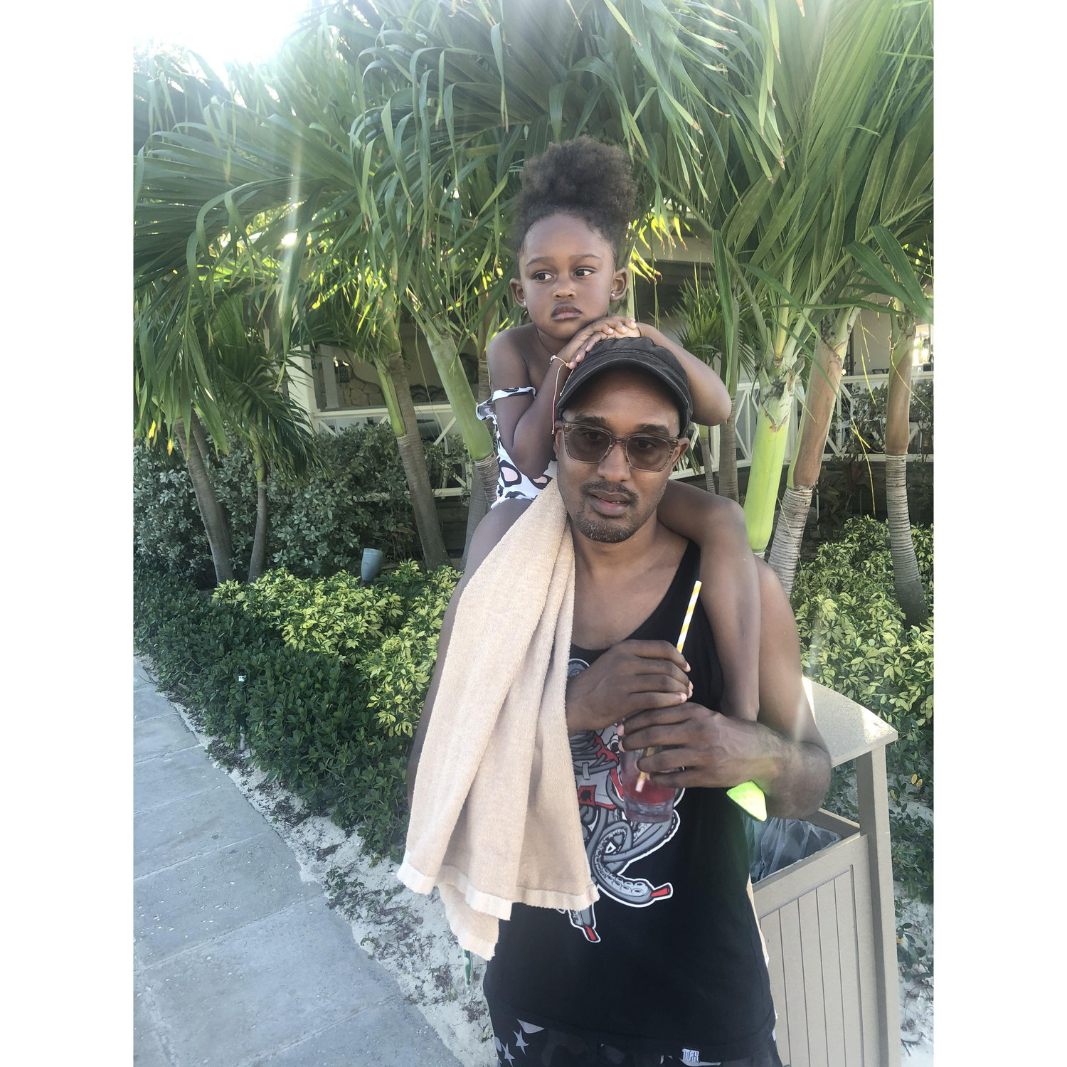 Daddy and Daughter travels in Jamaica