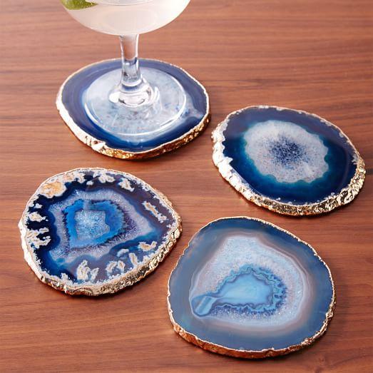 Agate Coasters (Set of 4)