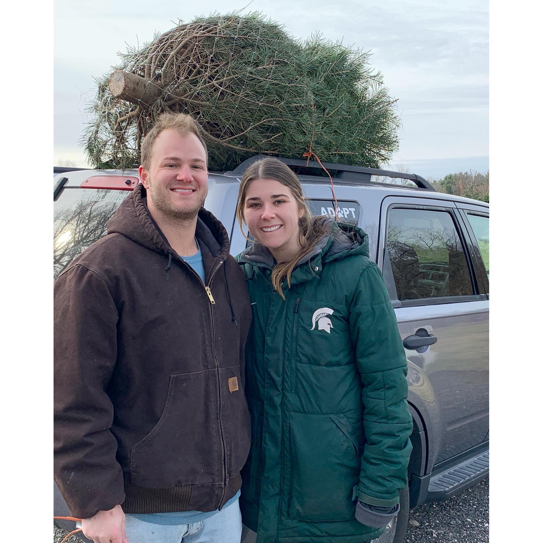 Our very first Christmas tree!