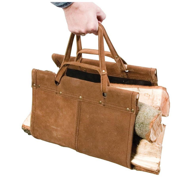 Panacea 15255 Leather Log Tote, 39-Inch by 14-Inch