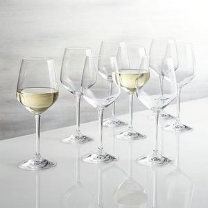 Nattie White Wine Glasses, Set of 8