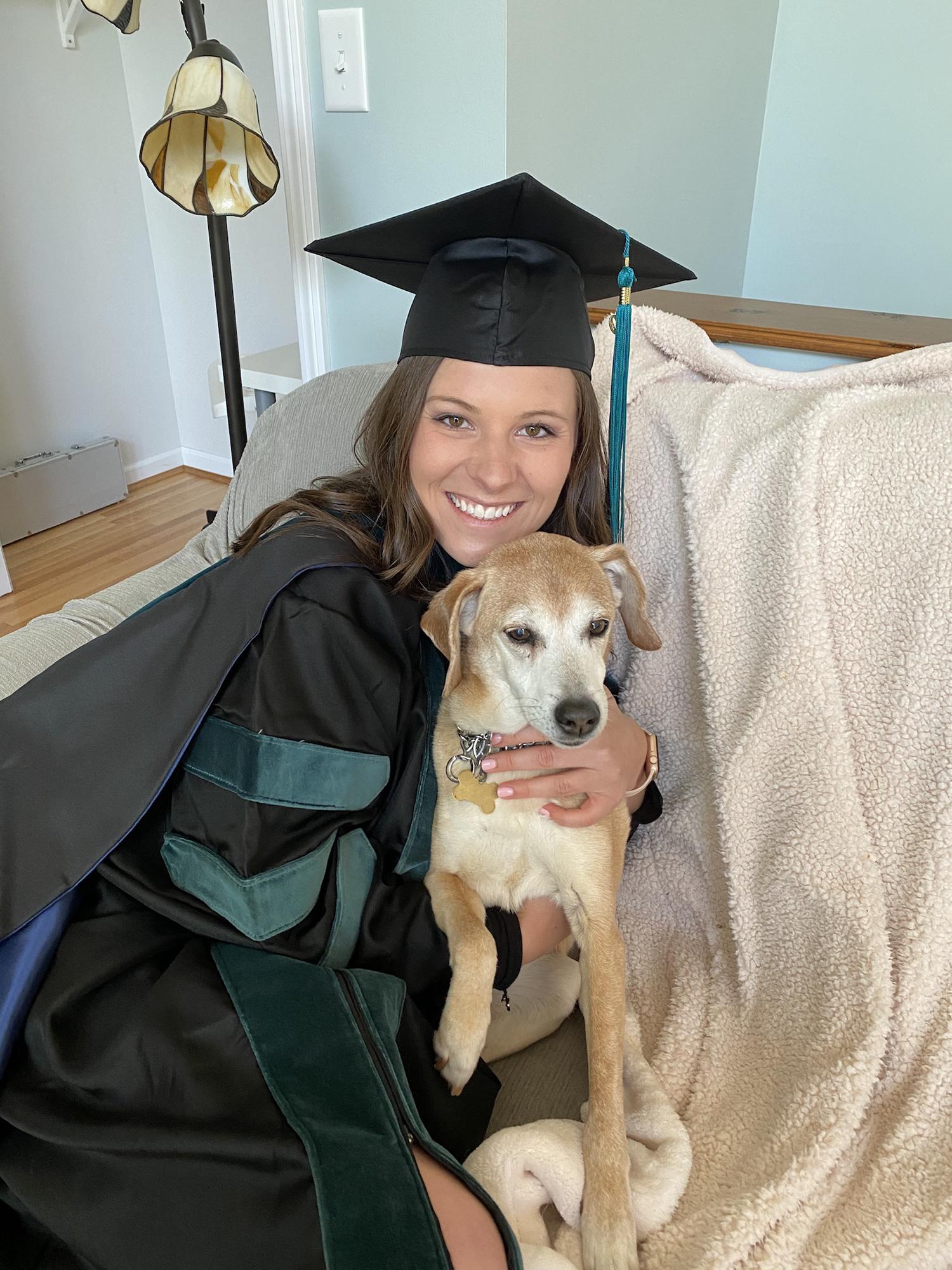 That’s DR. Basile to you (and Mr. Bazil) 👩‍⚕️ 🐕