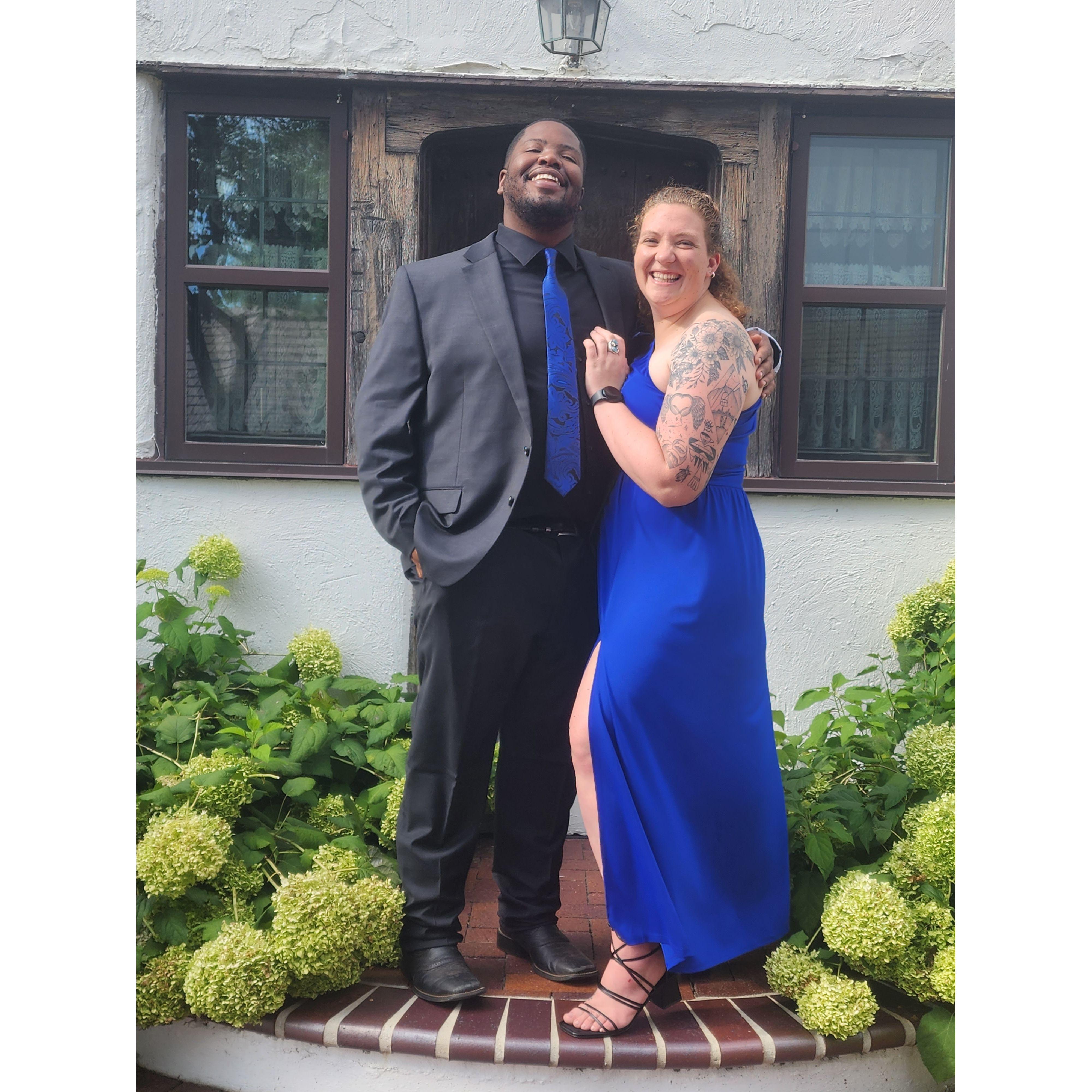 Dressing it up a bit for an out of state wedding