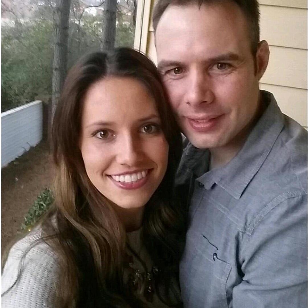 Our first Christmas together in 2014