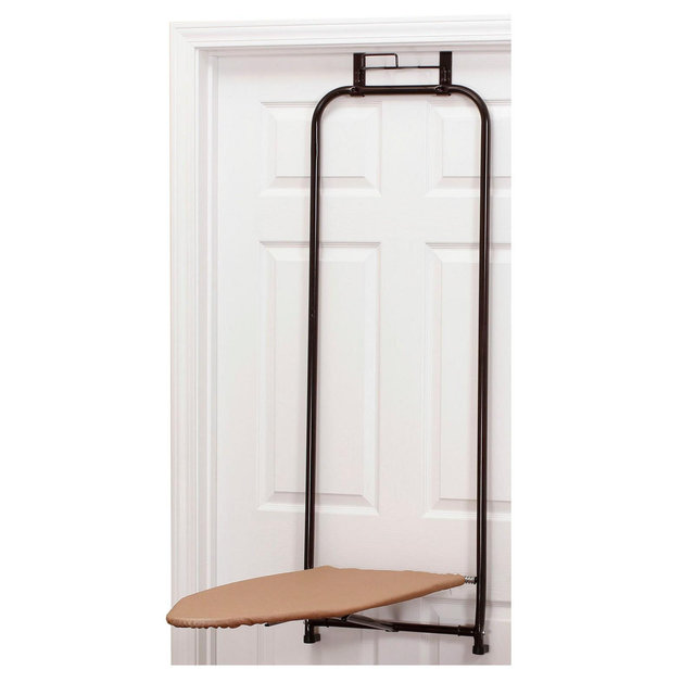 Household Essentials Over-The-Door Steeltop Ironing Board, Bronze