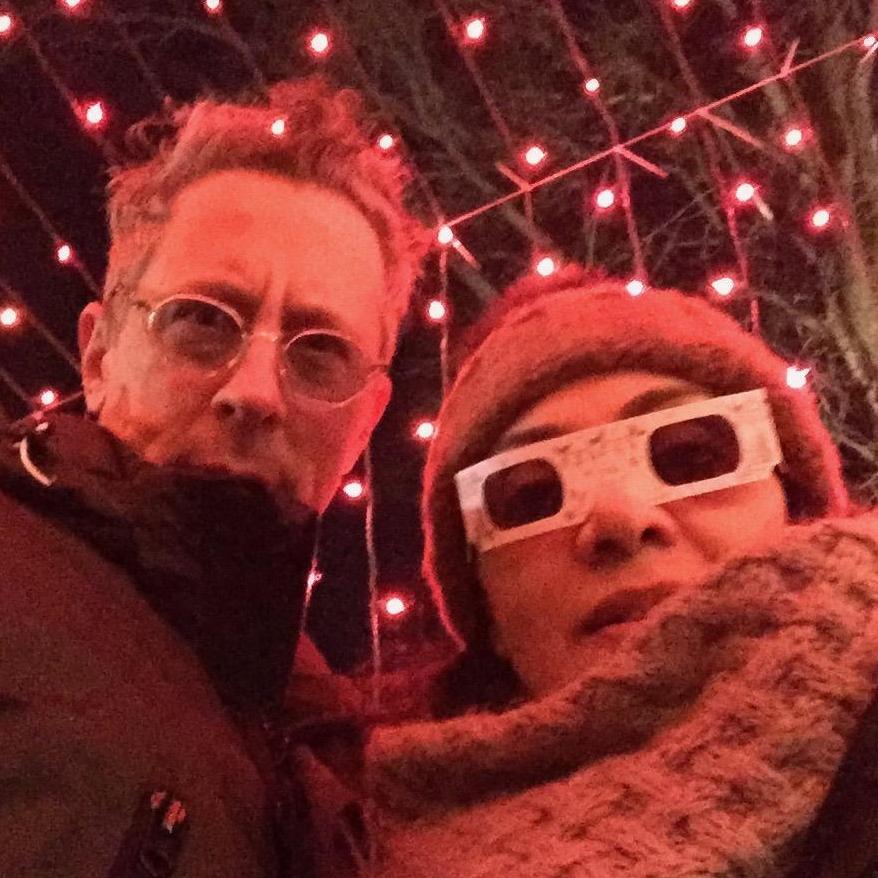 2015-2019: Lincoln Park "Zoo Lights". We take the same picture every year.