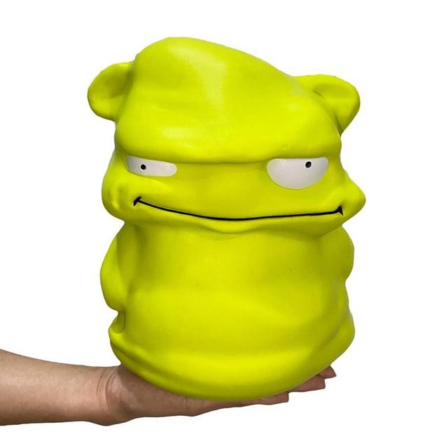 funnysquee 9.8 Inches Gaint Green Monster Slow Rising Squishies,Jumbo Squishys Birthday Gift for Kids, Stress Relief Kawaii Squishie Toys