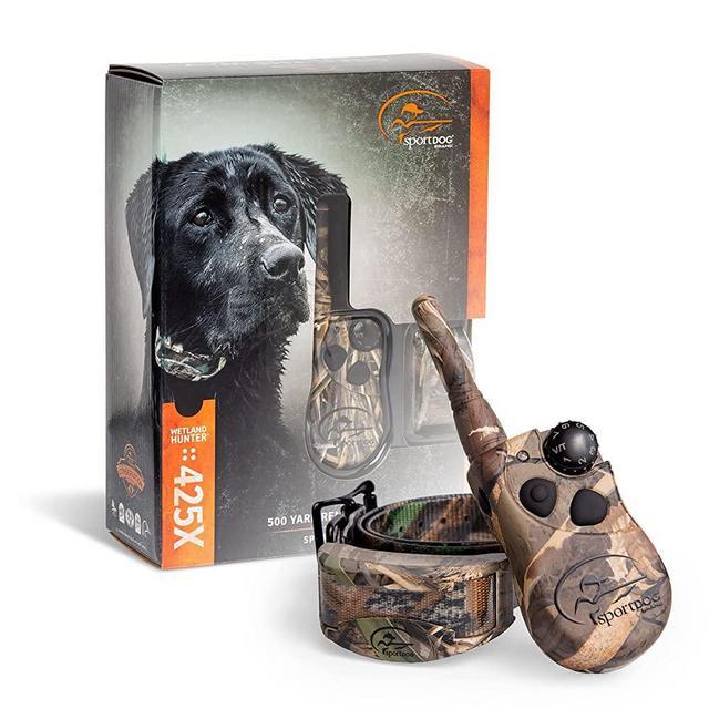 SportDOG Brand 425 Remote Trainers - 500 Yard Range E-Collar with Static, Vibrate and Tone - Waterproof, Rechargeable - Including New X-Series, Camouflage E-Collar