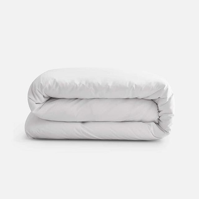 Sijo Premium 100% Austrian Eucalyptus Lyocell Tencel Duvet Cover, Cooling, Silky Soft, Smooth, Great for Hot Sleepers, Ultra Hygienic, Sustainable, Static Free (Snow, King/Cal King)