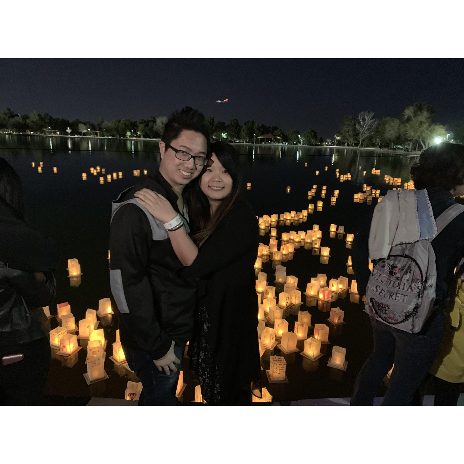 Water lanterns were so beautiful