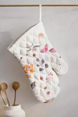 May We Fly Mushrooms Oven Mitt