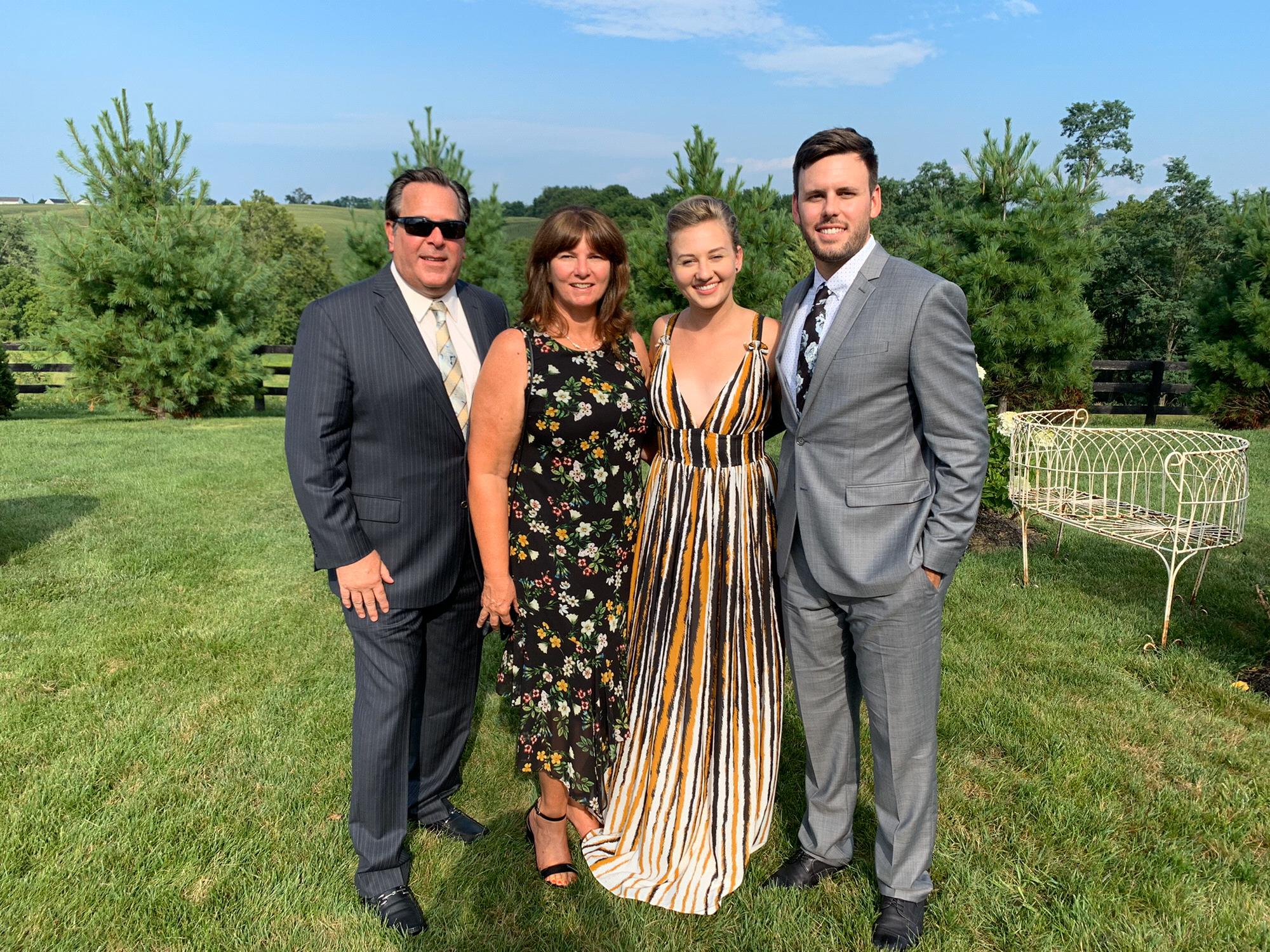 Katelyn and Seve Cordova's wedding with the fam!