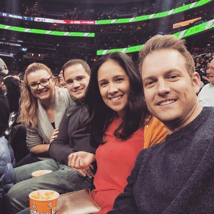 Thank you, John and Sarah, for the floor-level Wizards tickets!