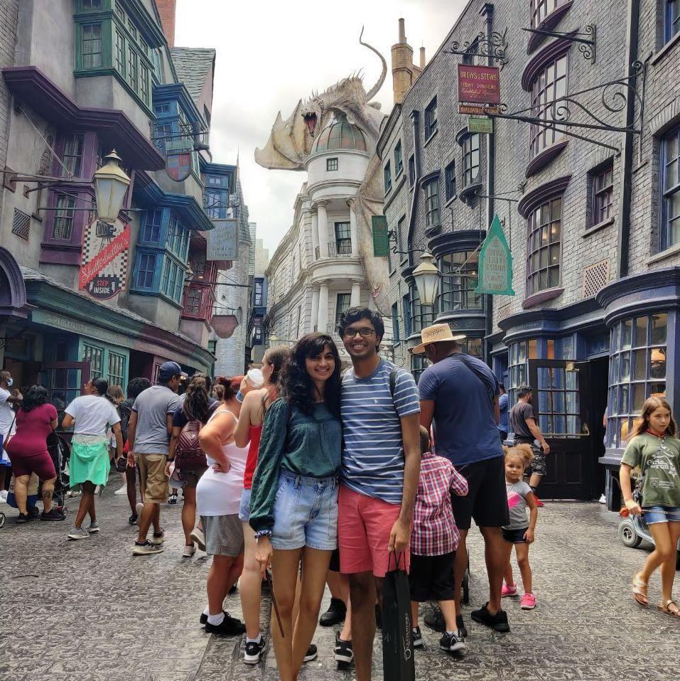 Our first trip together! Of course it had to be the Wizarding World of Harry Potter!!