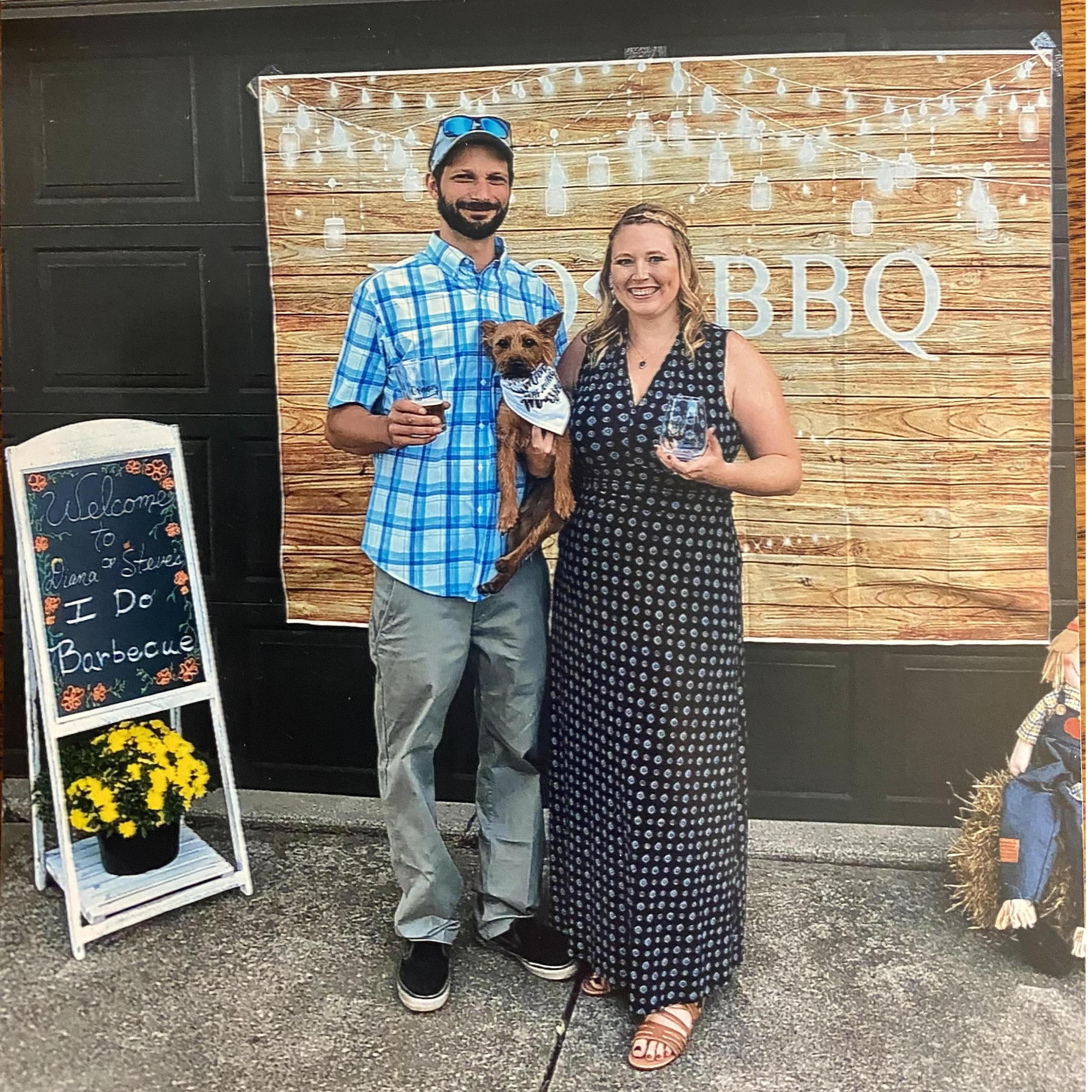 Our engagement party was BBQ themed.