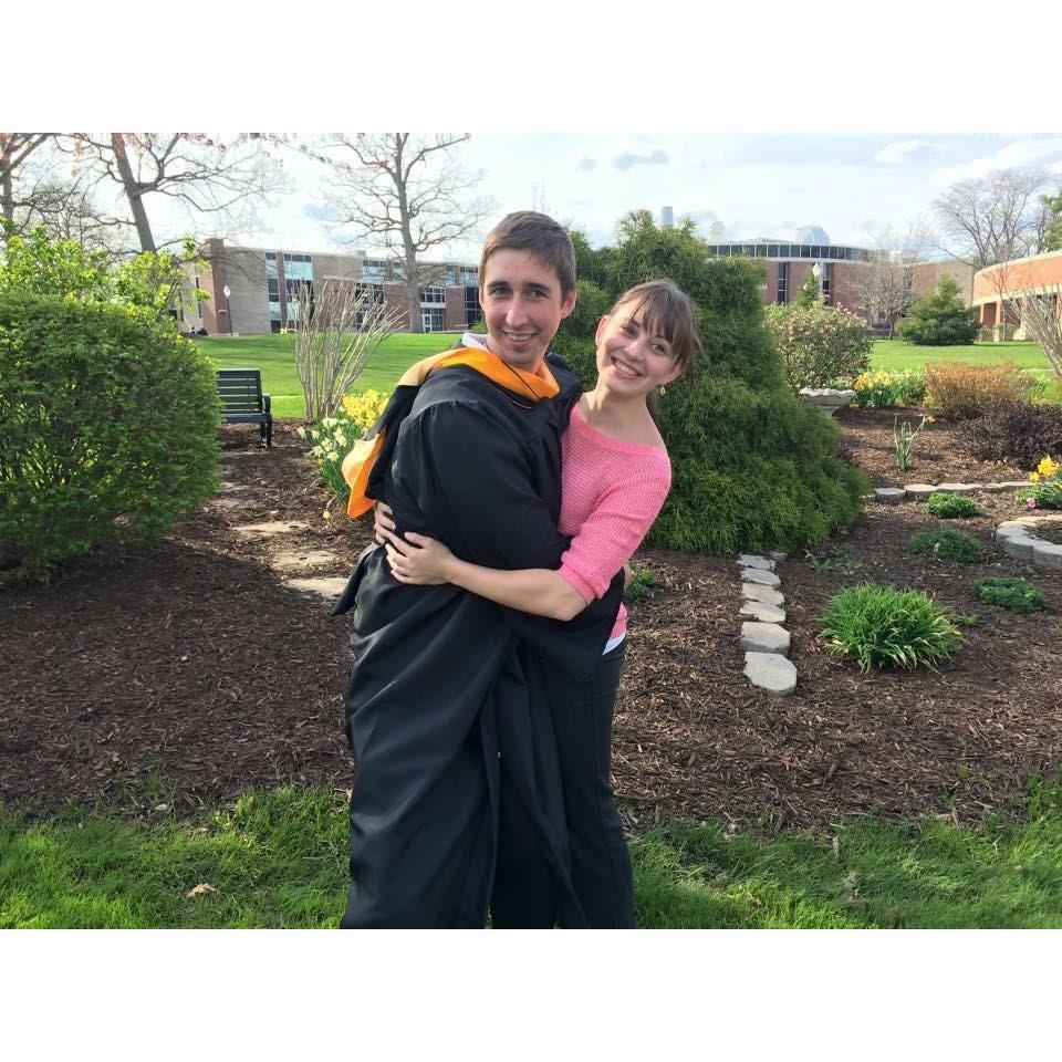 Alex's undergrad graduation.