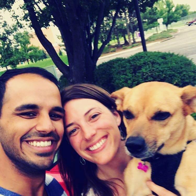Our first family photo after moving to Colorado in July 2017