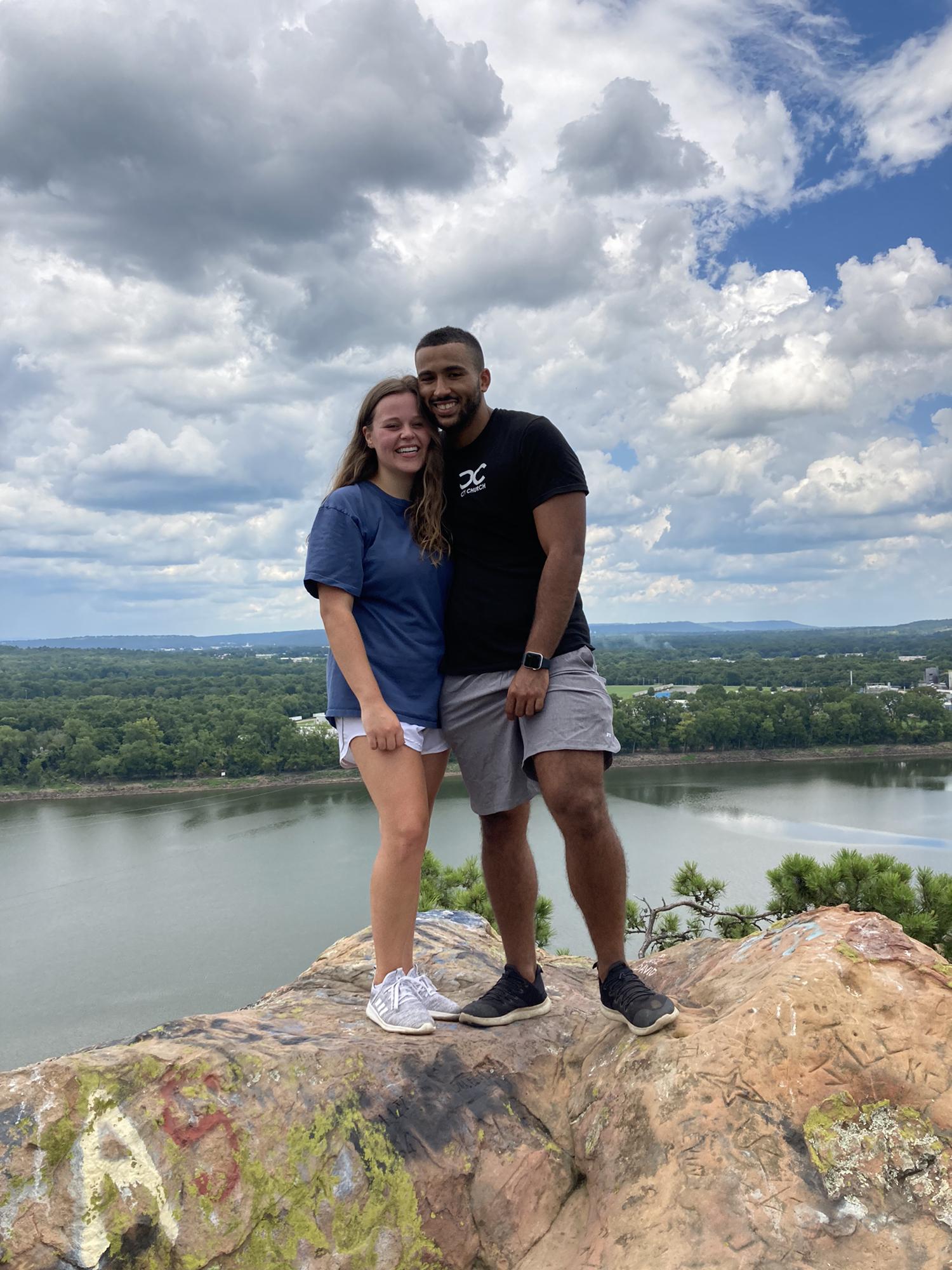 Our 2nd date:) I (Danielle) hiked this 3 weeks after having my gallbladder removed and regretted it!