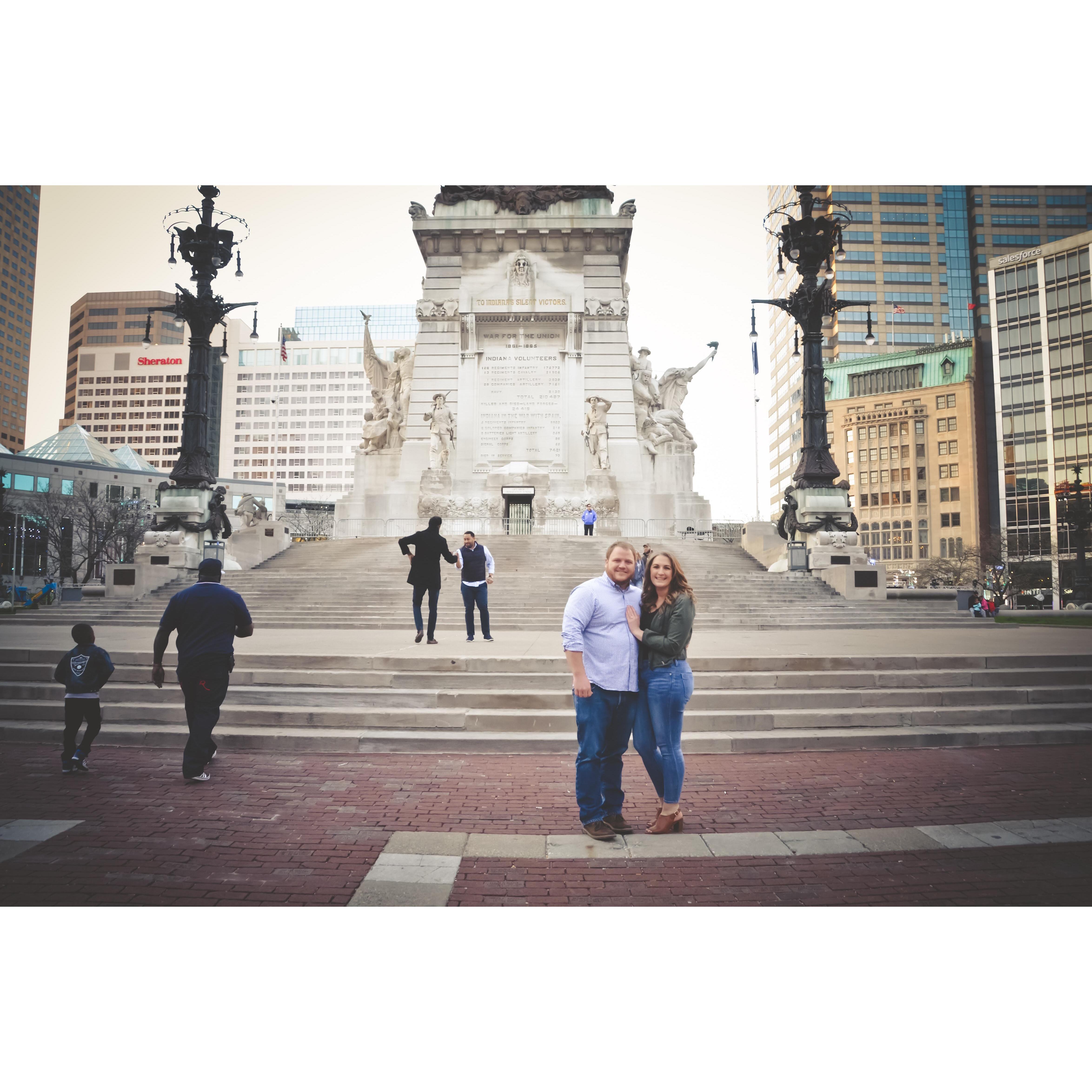 Photo shoot after the engagement!
