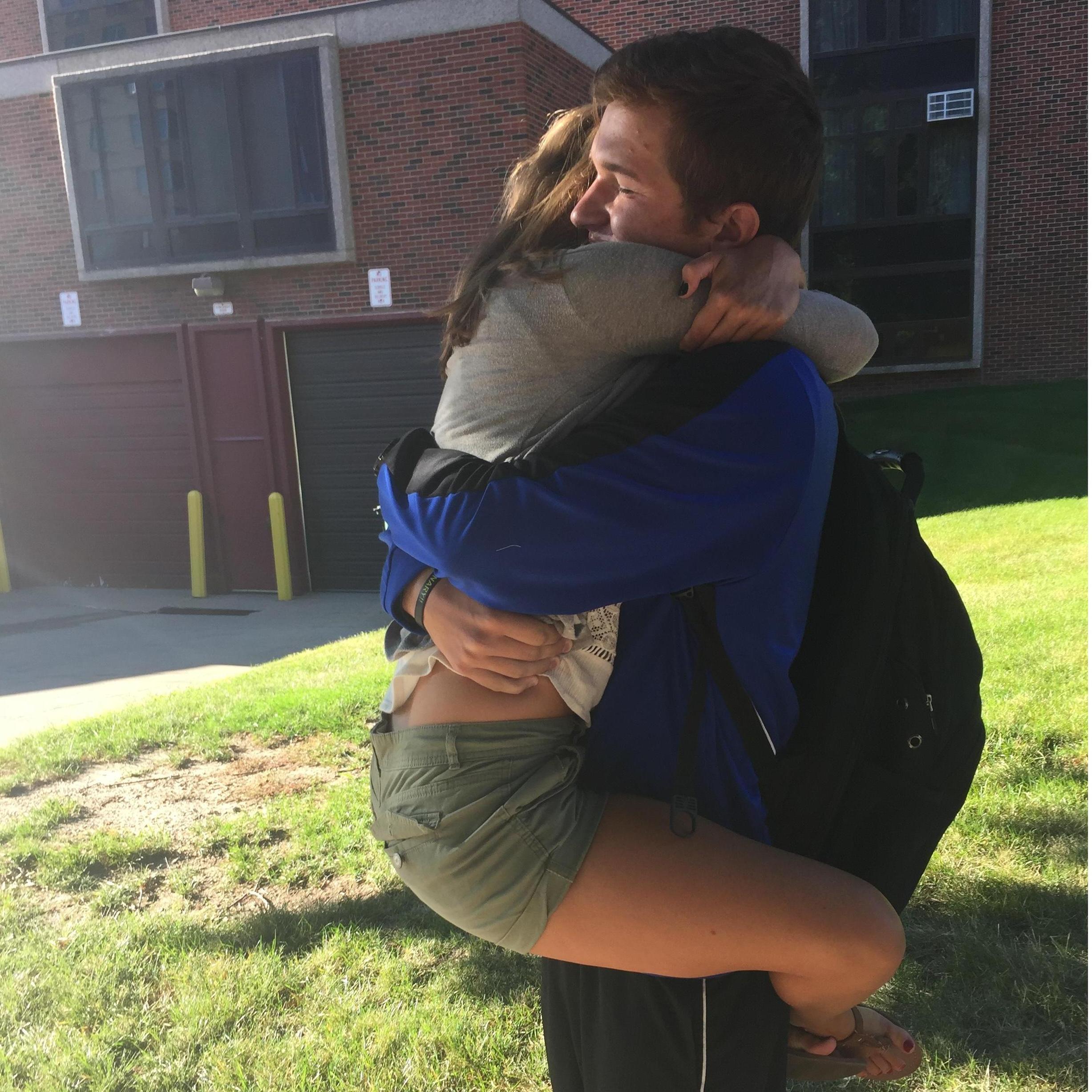 First time seeing each other since we went off to college
