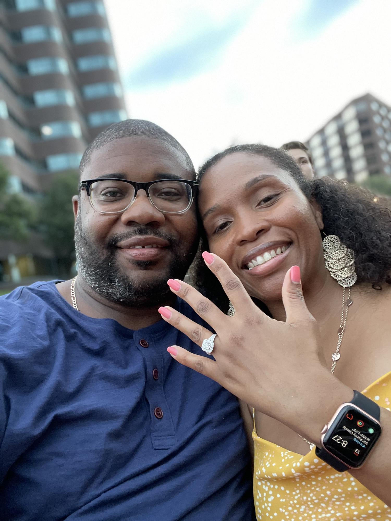 The day we got engaged - June 13, 2021