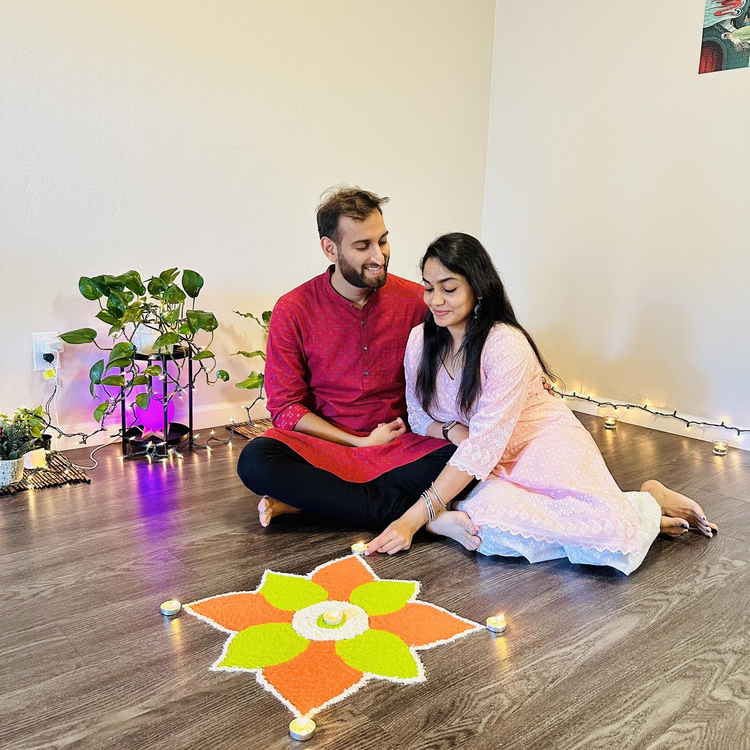 Our first Diwali! 🥹