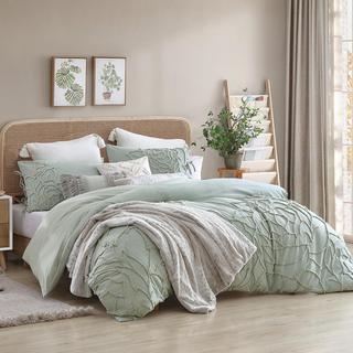 Chenille Rose 3-PIece Comforter Set
