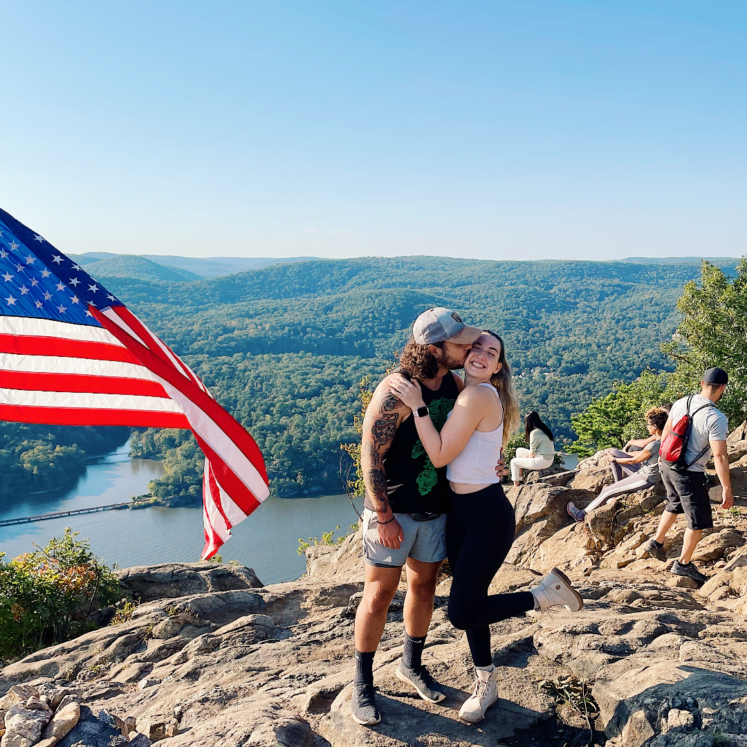 September 2021- They went for one last hike before Samantha started her last fieldwork rotation!