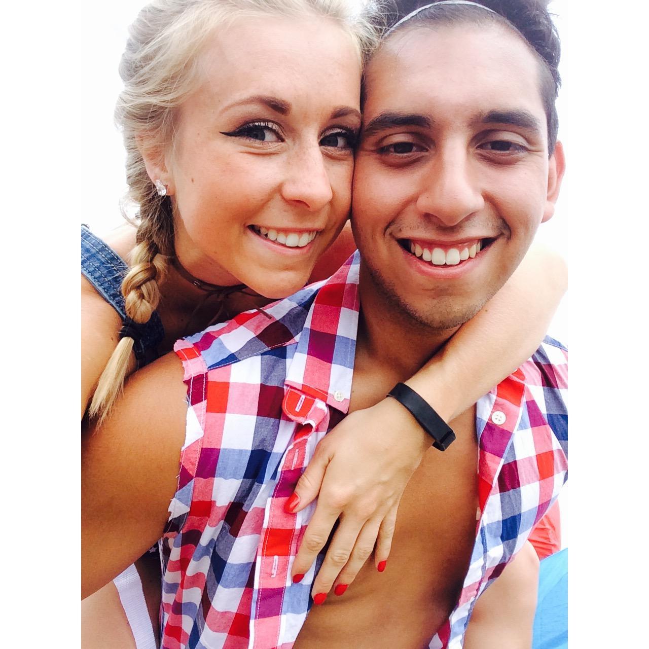 July 2016: Second time together at Faster Horses