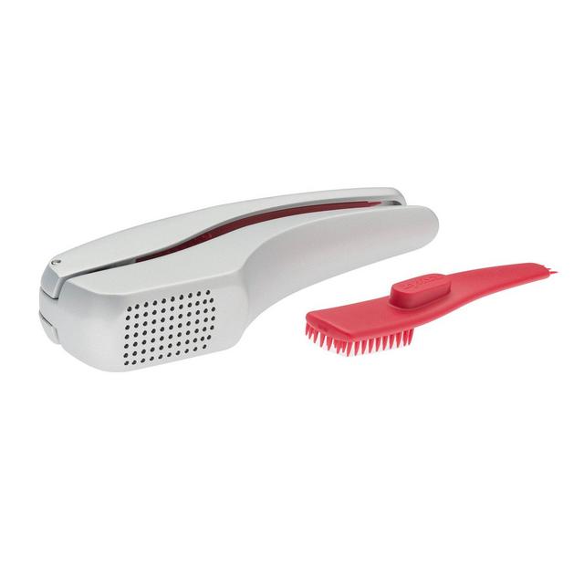 ZYLISS Susi 3 Garlic Press "No Need To Peel" - Built in Cleaner - Crusher, Mincer and Peeler, Cast Aluminum