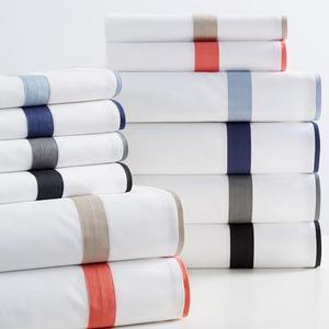 Morgan Banded 400-Thread-Count Organic Sheet Set - Twilight